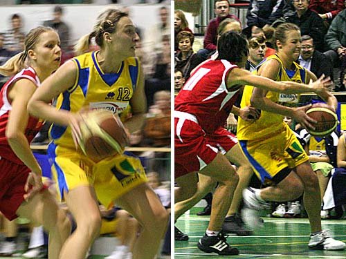 foto: AZS Kolegium Karkonoskie Jelenia Góra - ŁKS Łódź 63:58