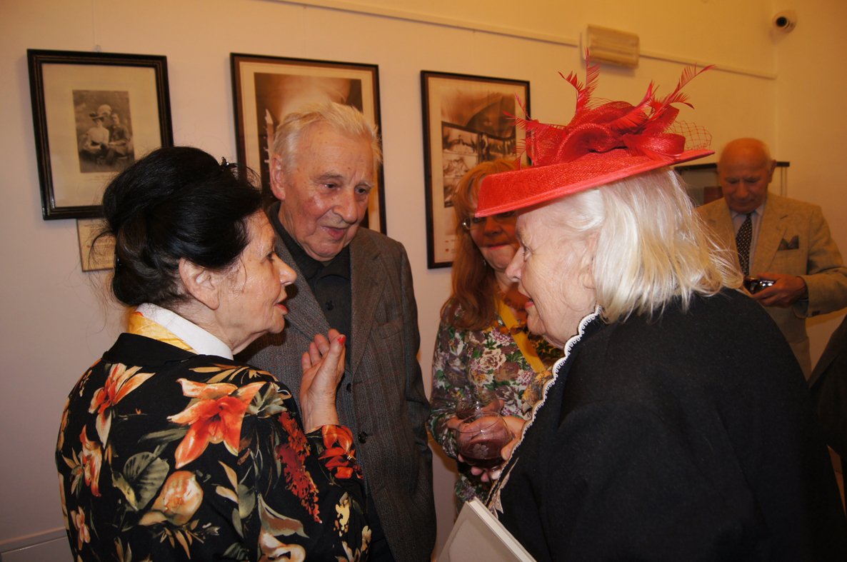 Stefan Papp i Zofia Zator na otwarciu wystawy w Muzeum Przyrodniczym/fot. Muzeum Przyrodnicze