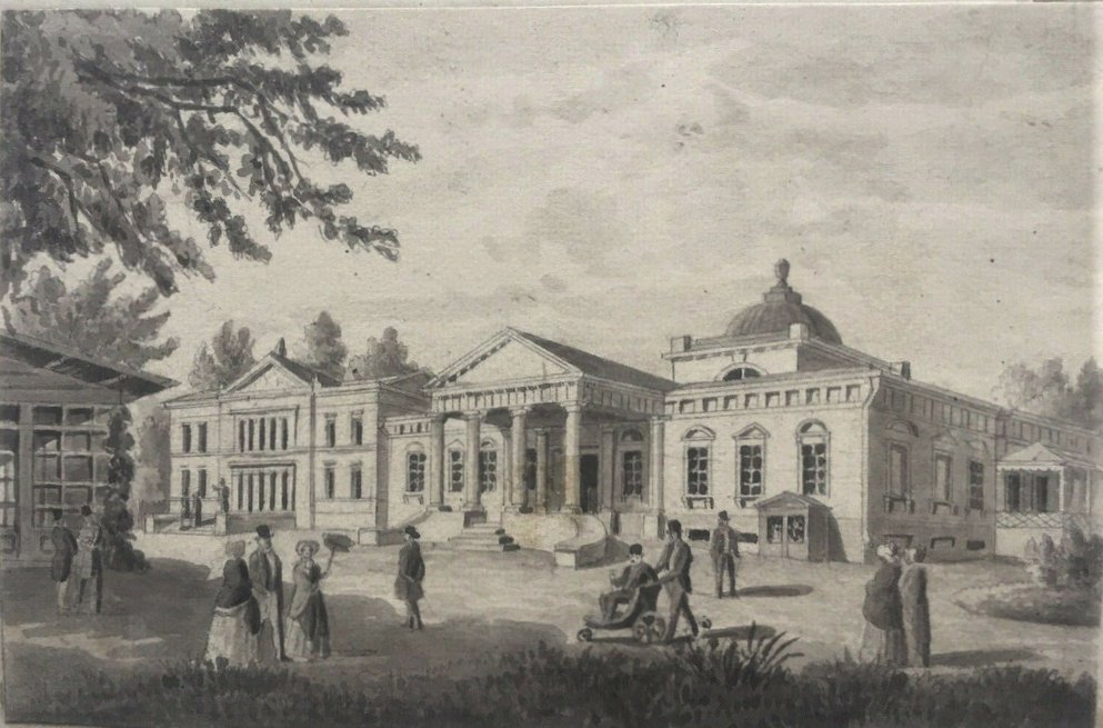 Park Zdrojowy w XIX wieku/fot. Archiwum Muzeum Przyrodniczego