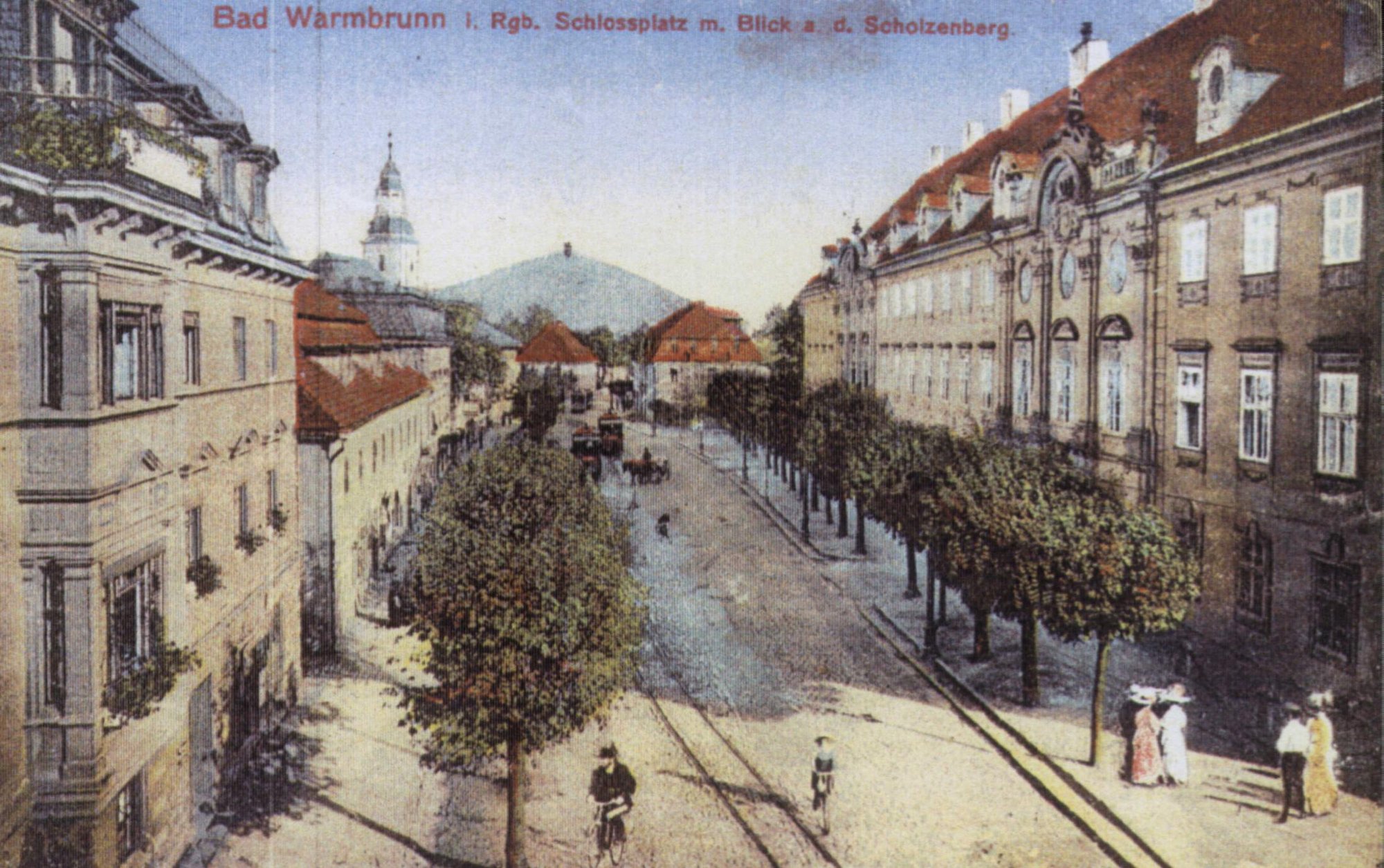 Pałac Schaffgotschów/Pocztówka ze zbiorów Muzeum Przyrodniczego w Jeleniej Górze