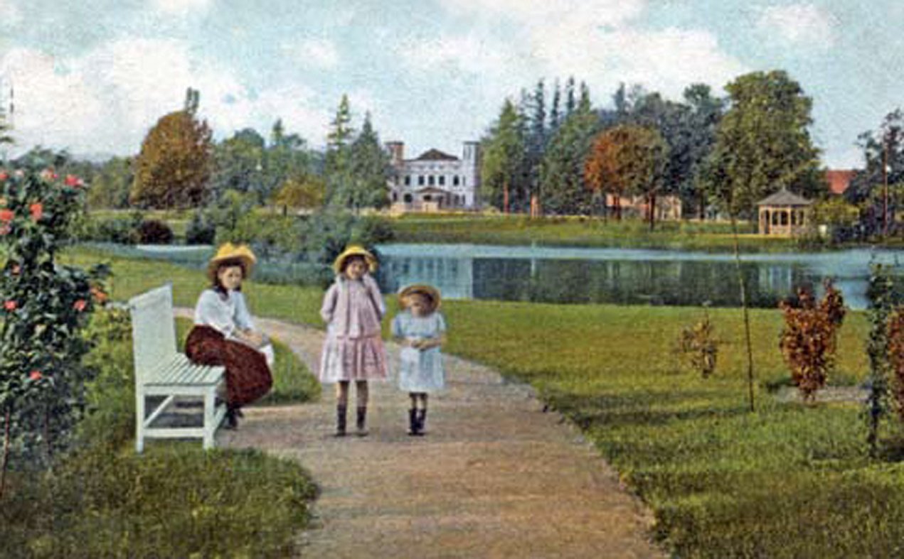 Park Norweski/Pocztówka ze zbiorów Muzeum Przyrodniczego w Jeleniej Górze