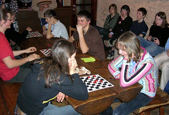 Wieczorem uczestniczyli w konkursie wiedzy o regionie.