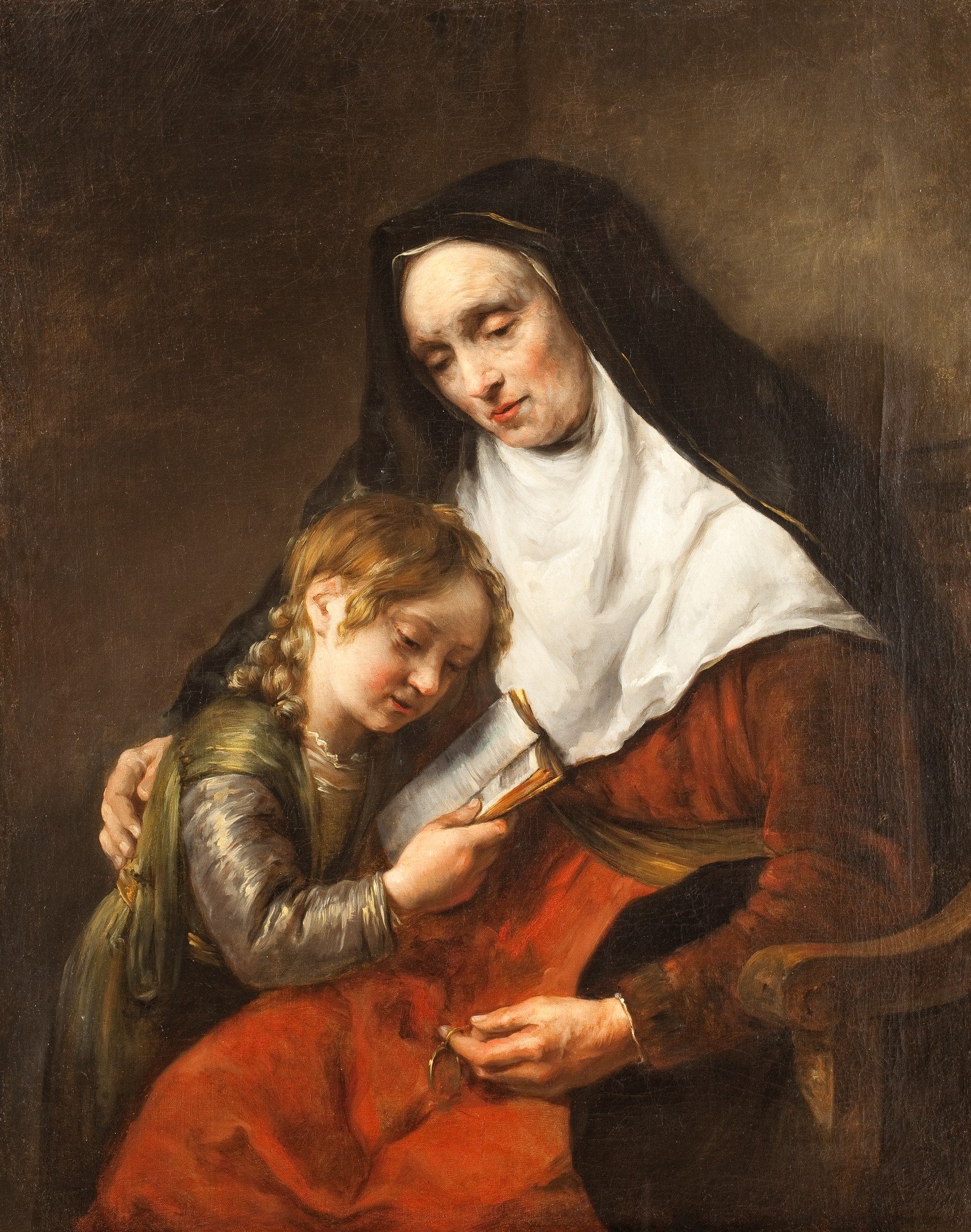 Willem Drost (kopia obrazu?), Tymoteusz ze swą babcią Lois, Niderlandy, 1. poł. XVIII w. –