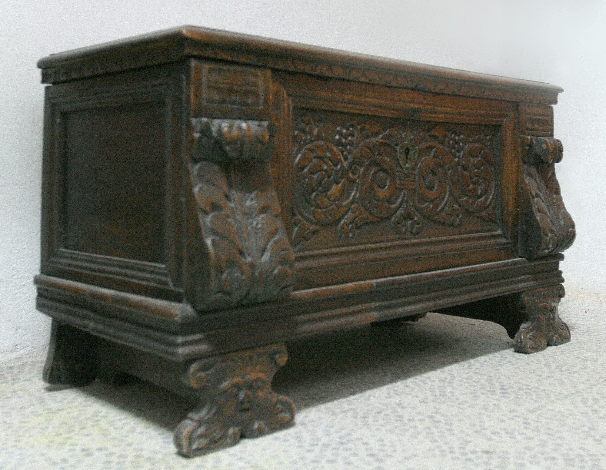 Cassone, Włochy, XVIII w. – Muzeum Narodowe we Wrocławiu