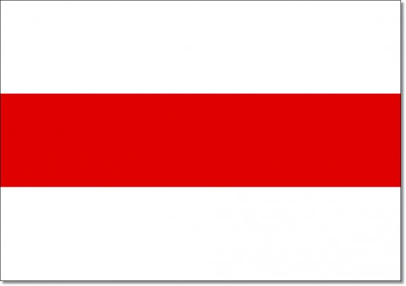 Prawdziwa flaga Białorusi/fot. Internet