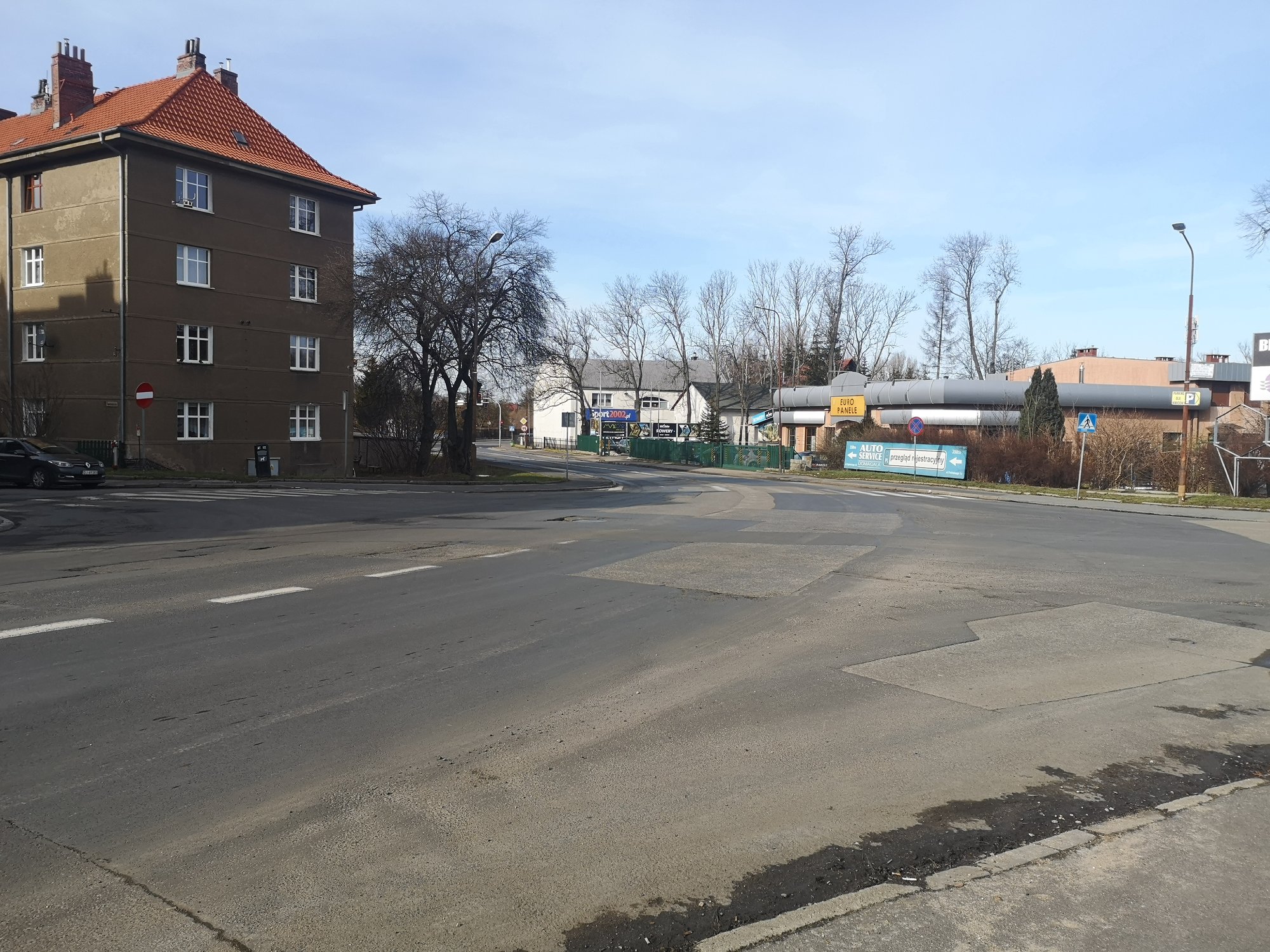 Miejsce, w którym powstanie rondo