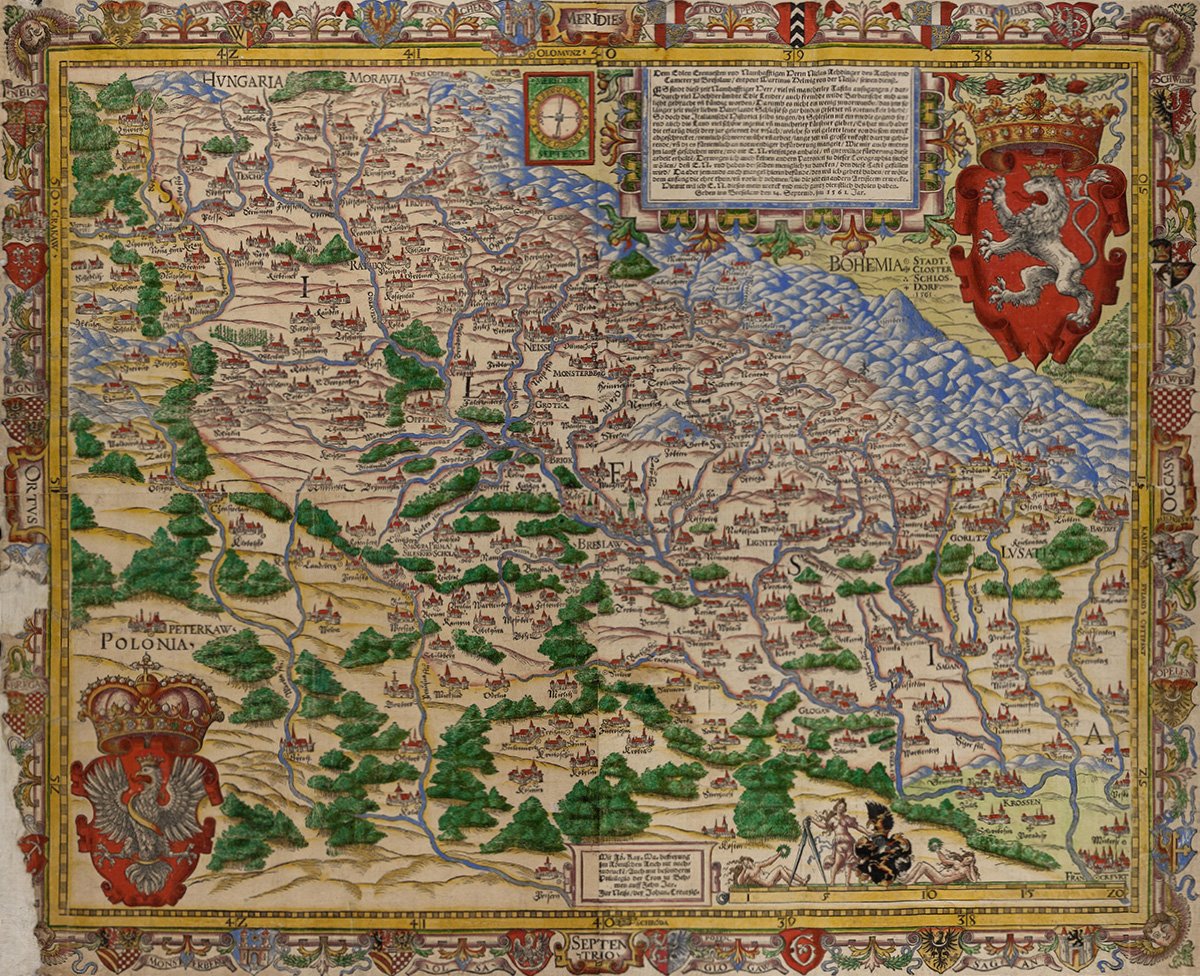 Mapa Śląska Martina Helwiga/fot. e–Dolny Śląsk.info