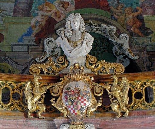 Popiersie Johanna Antona Schaffgotscha w Auli Leopoldina we Wrocławiu/ fot. Muzeum Uniwersytetu Wrocławskiego