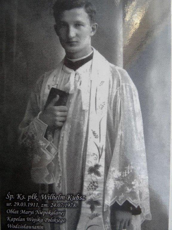 Ksiądz pułkownik Wilhelm Kubsz/fot. Internet