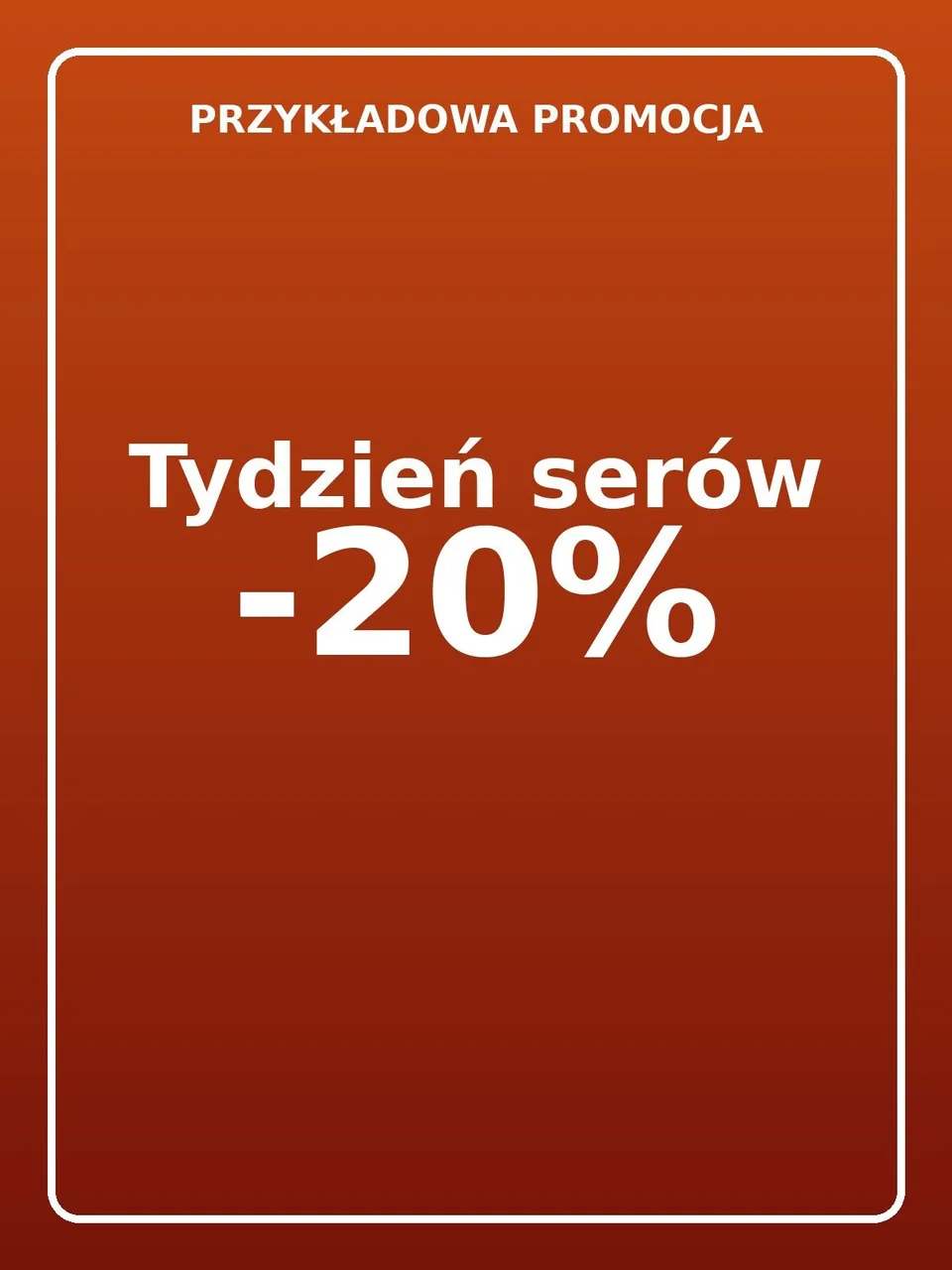 [PRZYKŁAD] Tydzień serów -20%